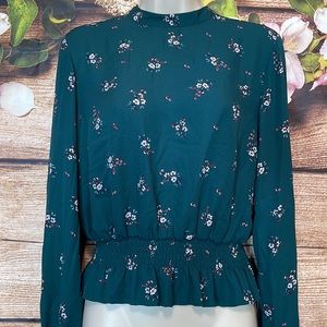 Divided by H&M long sleeves floral blouse